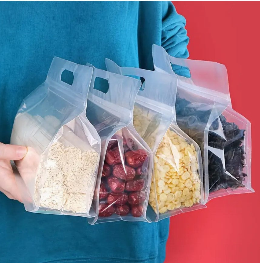 Clear Flat Bottom Zipper Pouch(10pcs)