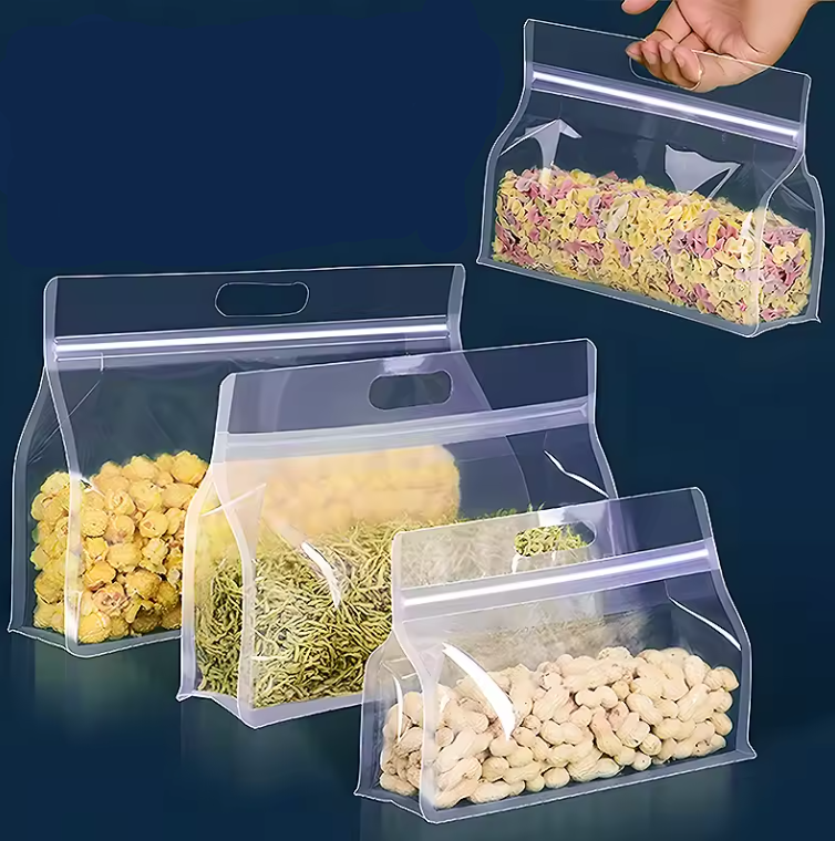 Clear Flat Bottom Zipper Pouch(10pcs)