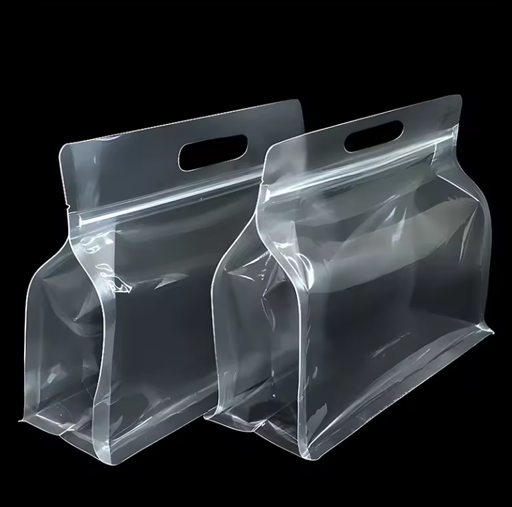 Clear Flat Bottom Zipper Pouch(10pcs)