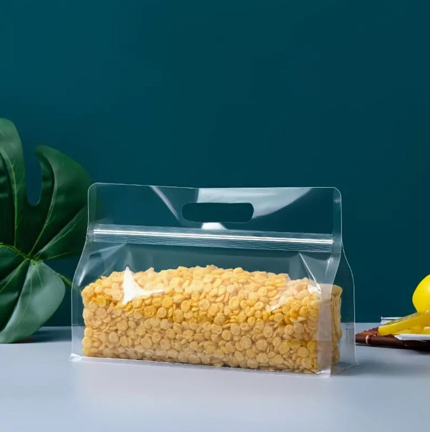 Clear Flat Bottom Zipper Pouch(10pcs)