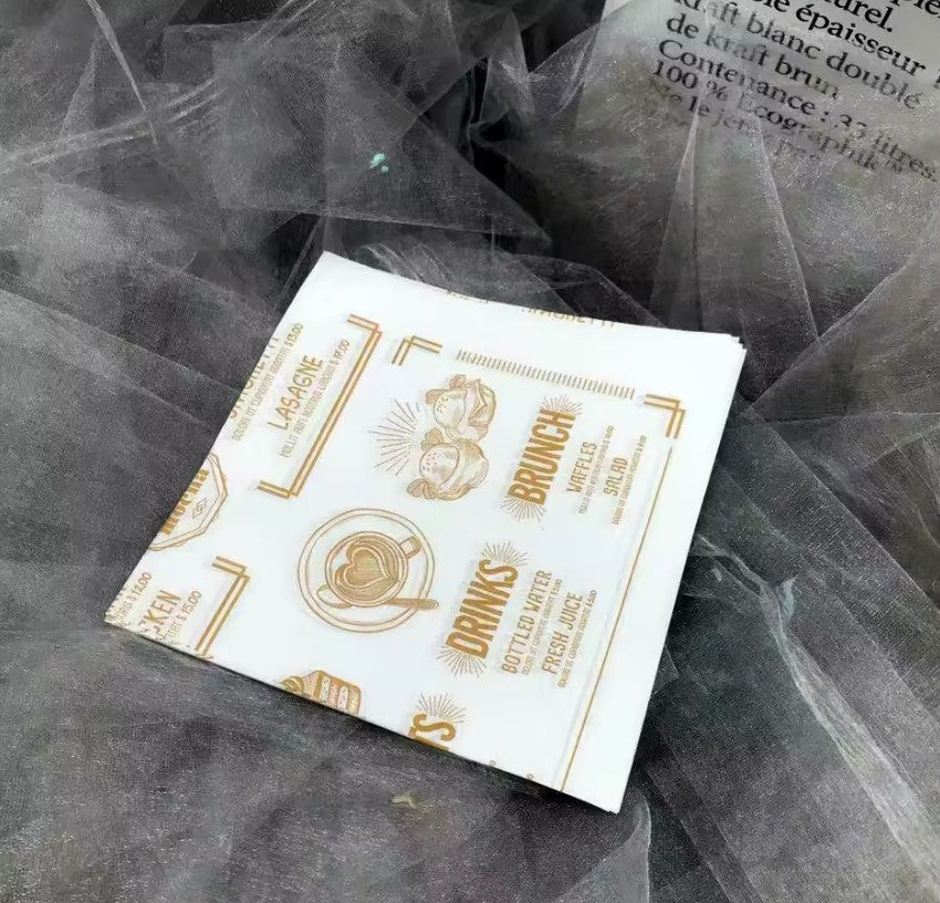 MINI GREASE-PROOF PAPER/ WAX PAPER 7"X7" INCHES