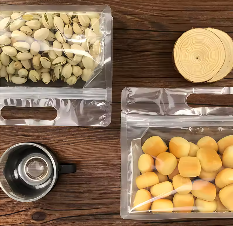 Clear Flat Bottom Zipper Pouch(10pcs)