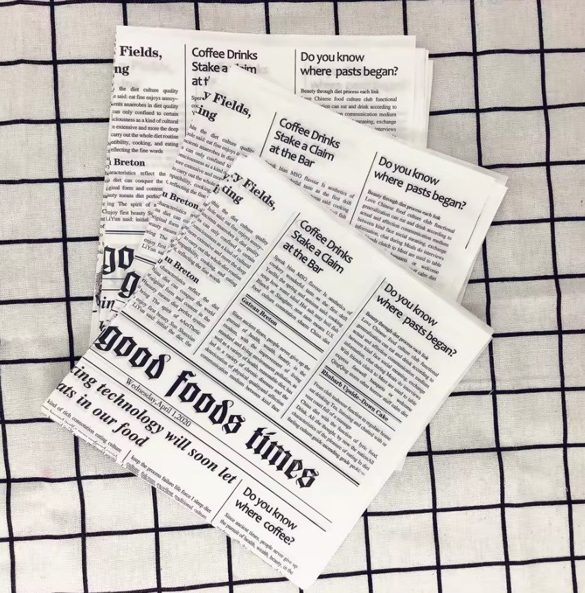 MINI GREASE-PROOF PAPER/ WAX PAPER 7"X7" INCHES
