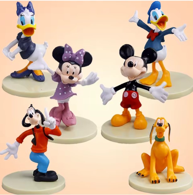 SET OF 6 MICKEY MOUSE CLUB HOUSE DONALD DUCK CAKE TOPPERS