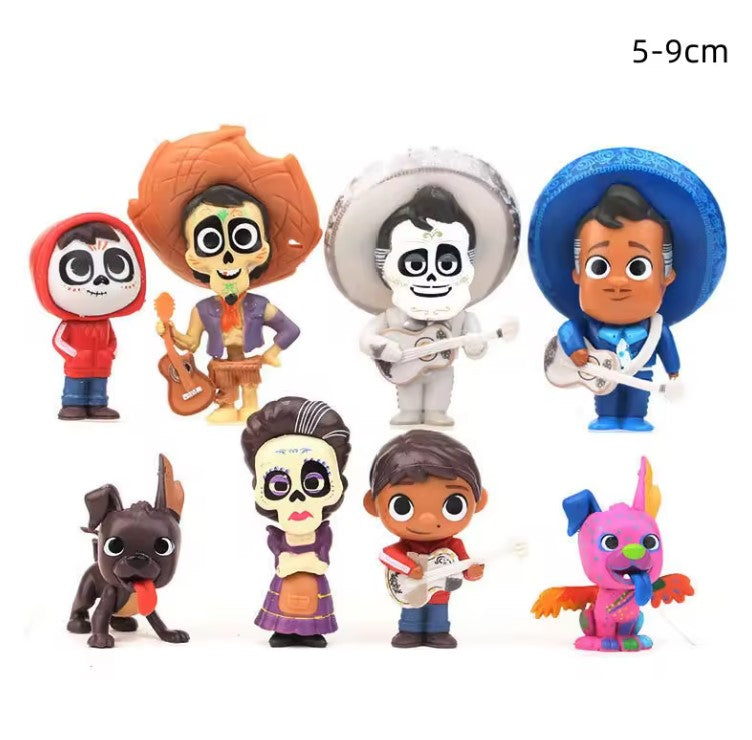SET OF 8 COCO DISNEY CAKE TOPPER