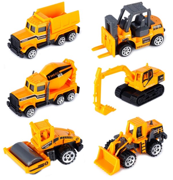 CONSTRUCTION  ENGINEERING TRUCKS (SET OF 6)
