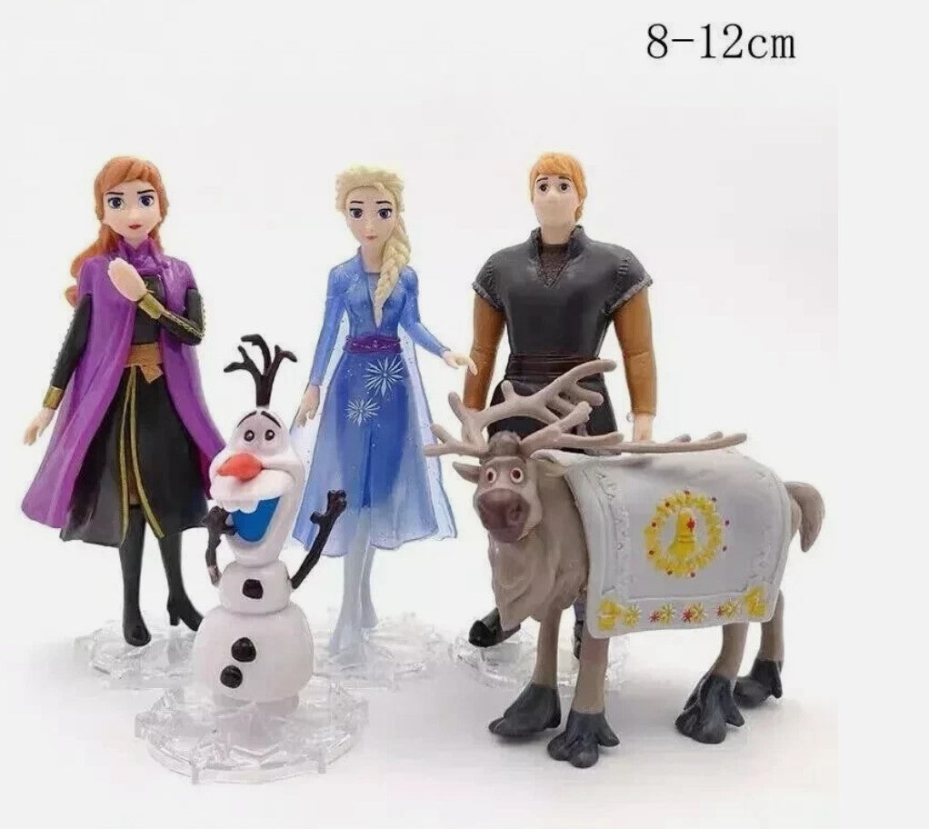 SET OF 5 FROZEN THEMED CAKE TOPPER