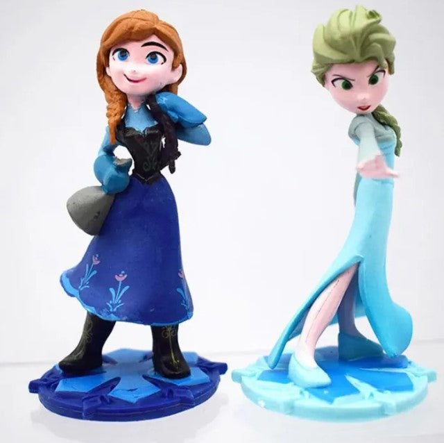 2PCS ELSA & ANNA - FROZEN THEME CAKES
