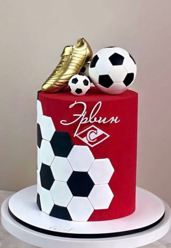 MINI FOOTBALL CAKE TOPPER