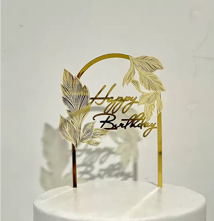 Arc Birthday Cake Toppers