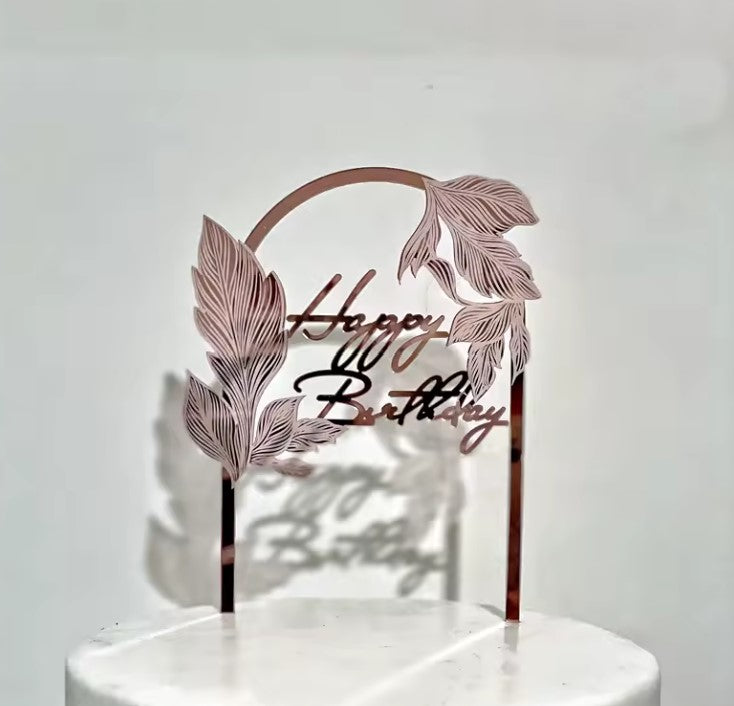 Arc Birthday Cake Toppers