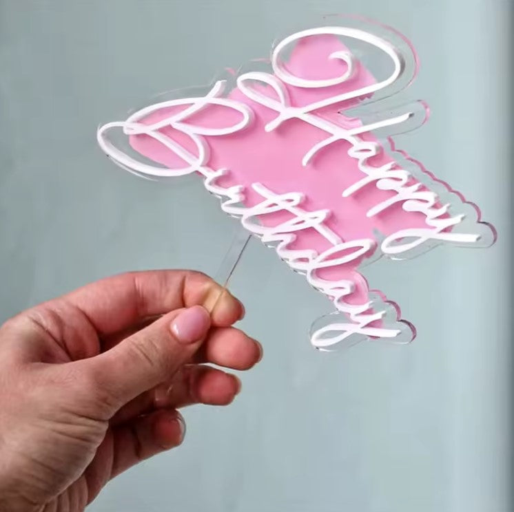 Happy Birthday Cake Topper