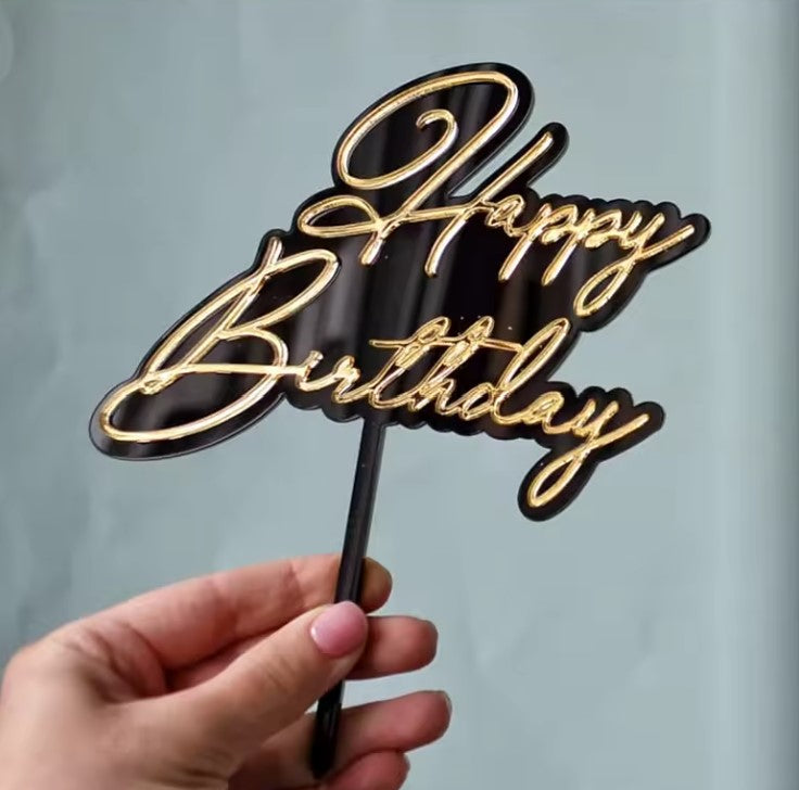 Happy Birthday Cake Topper