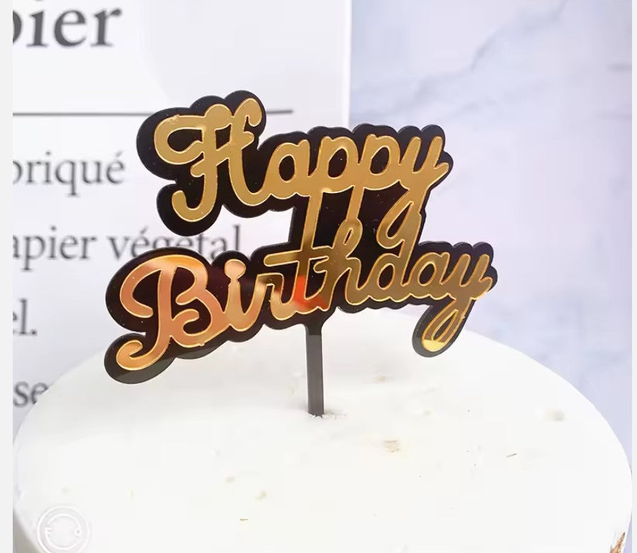 Happy Birthday Cake Topper "C"
