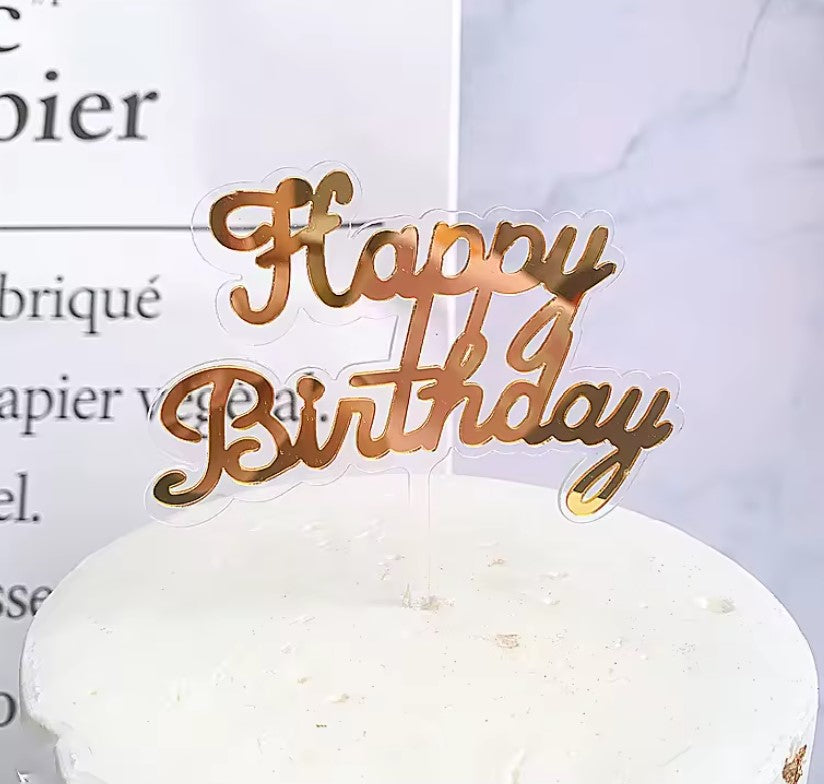 Happy Birthday Cake Topper "C"