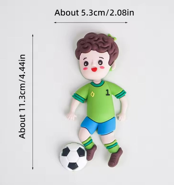 Football Cake Toppers for Boys Football Player Cake Decorations Birthday Cake Decorating