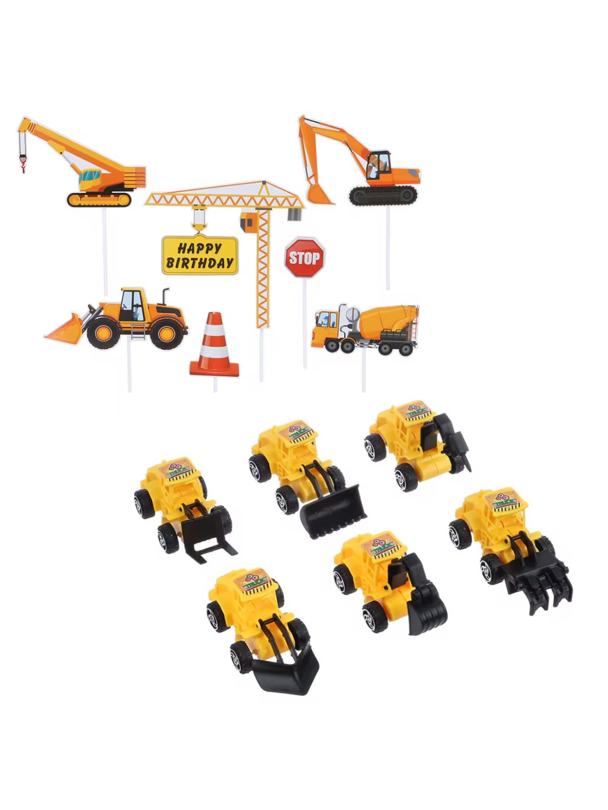 EXCAVATOR MINI CAKE TOPPER