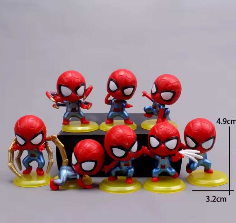 MNI 8PCS MARVEL SPIDERMAN