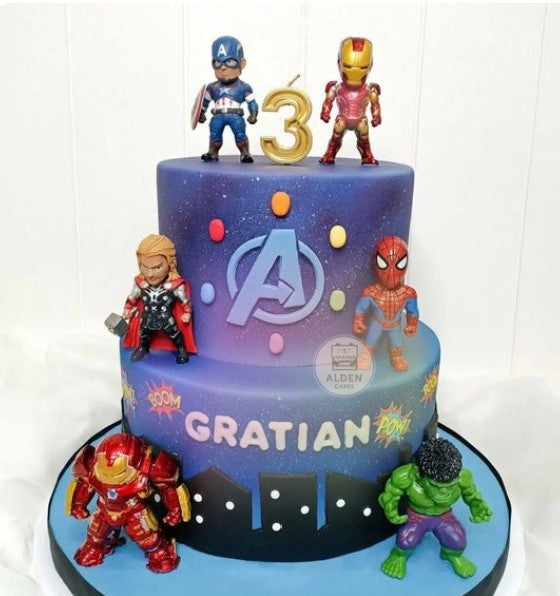 DELUXE AVENGER/ SUPER HERO CAKE TOPPERS
