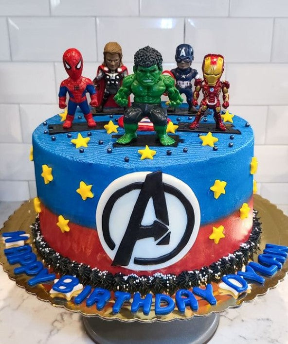 DELUXE AVENGER/ SUPER HERO CAKE TOPPERS