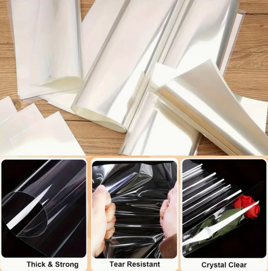PRECUT CELLOPHANE PAPER (6"by 6"inches)