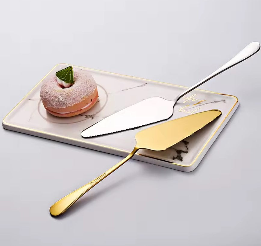STAINLESS STEEL CAKE SERVER