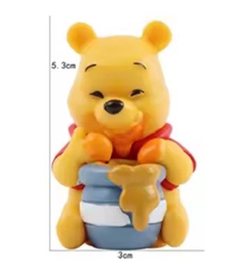 WINNIE THE POOH MINI CAKE TOPPER