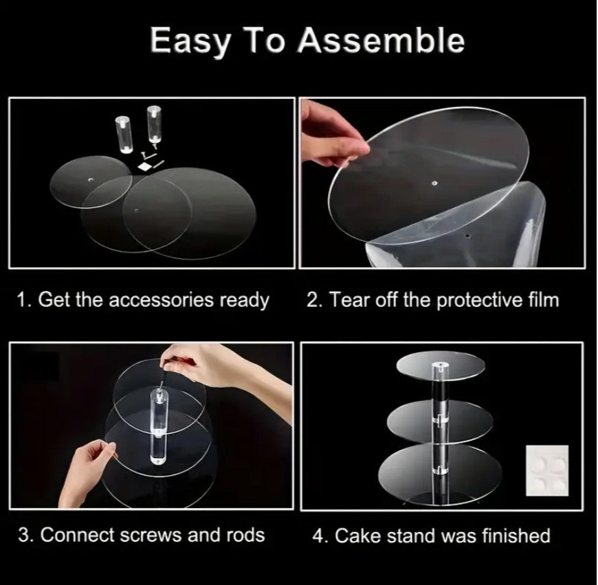 4 TIER CUPCAKE STAND