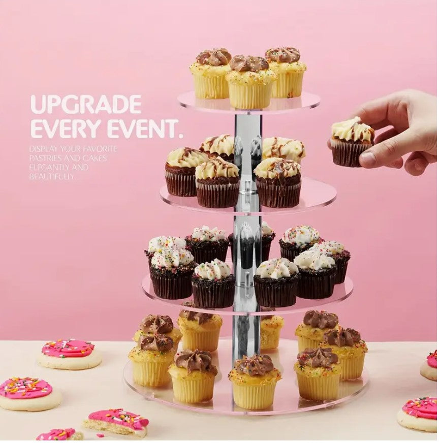 4 TIER CUPCAKE STAND