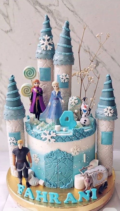 SET OF 5 FROZEN THEMED CAKE TOPPER