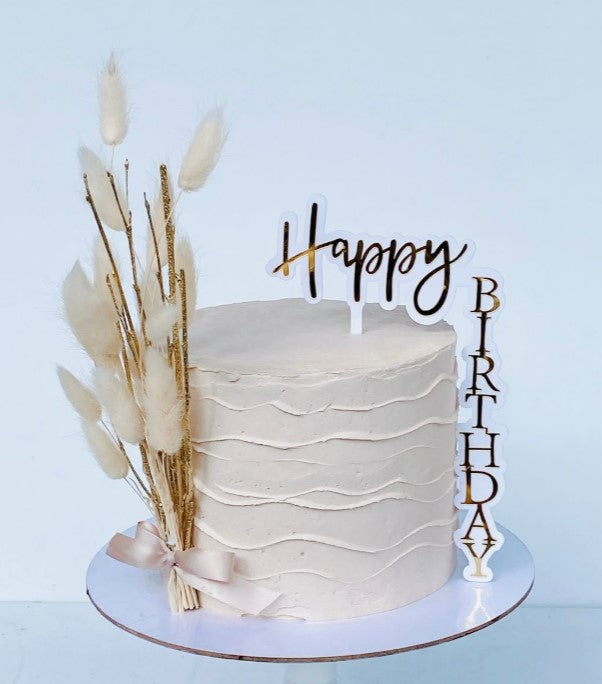 Double Layer Waterfall/ Floating / Vertical Birthday Cake Topper
