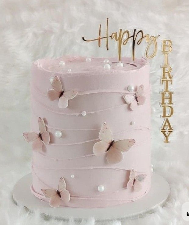Double Layer Waterfall/ Floating / Vertical Birthday Cake Topper