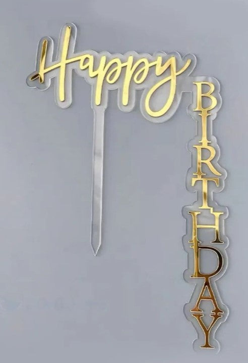 Double Layer Waterfall/ Floating / Vertical Birthday Cake Topper
