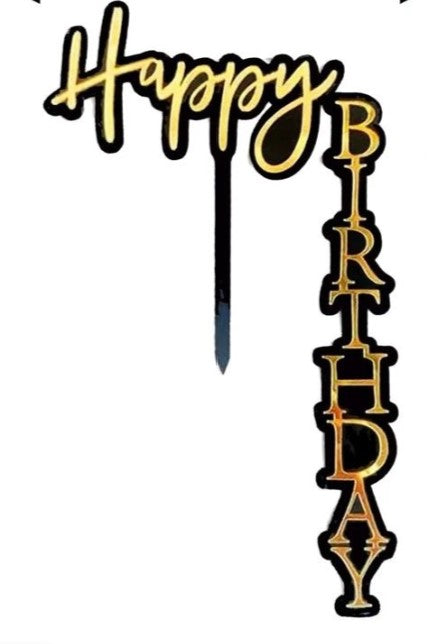 Double Layer Waterfall/ Floating / Vertical Birthday Cake Topper